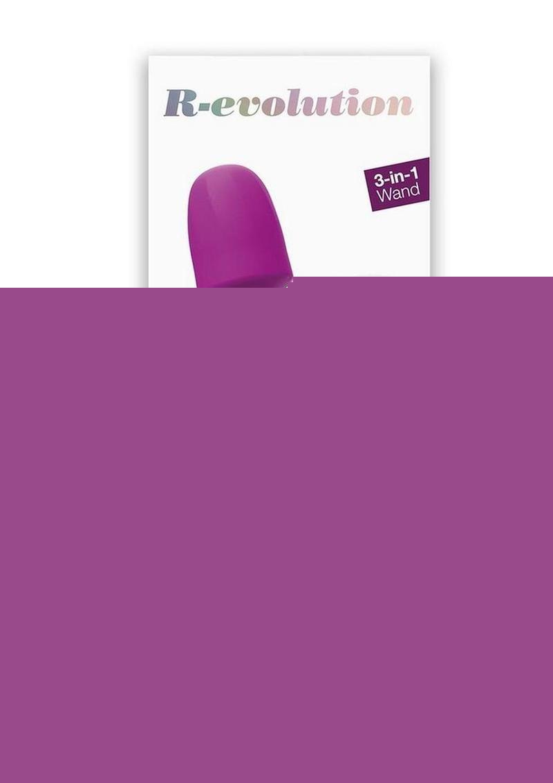R-Evolution Rechargeable Silicone Rabbit Vibrator - Sweet Orchid - Purple