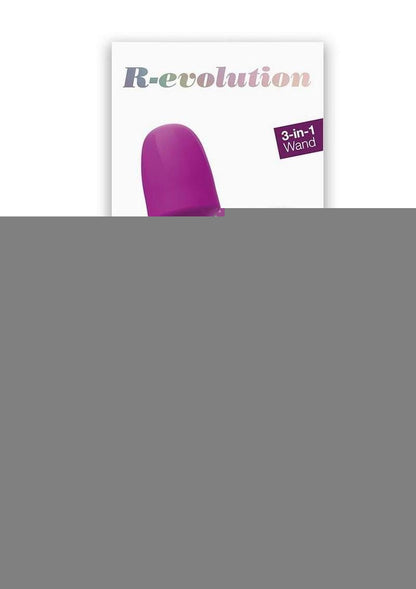 R-Evolution Rechargeable Silicone Rabbit Vibrator - Sweet Orchid - Purple