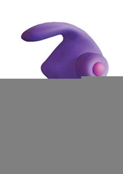 Ram Silicone Vibrating Cock Ring - Purple