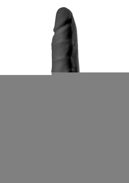 Real Feel Deluxe No. 3 Wallbanger Dildo - Black - 7in