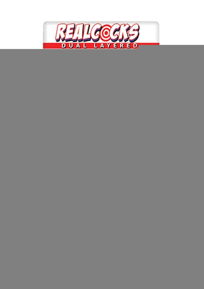 Realcocks Dual Layered #3 Bendable Dildo - Flesh/Vanilla - 7.5in