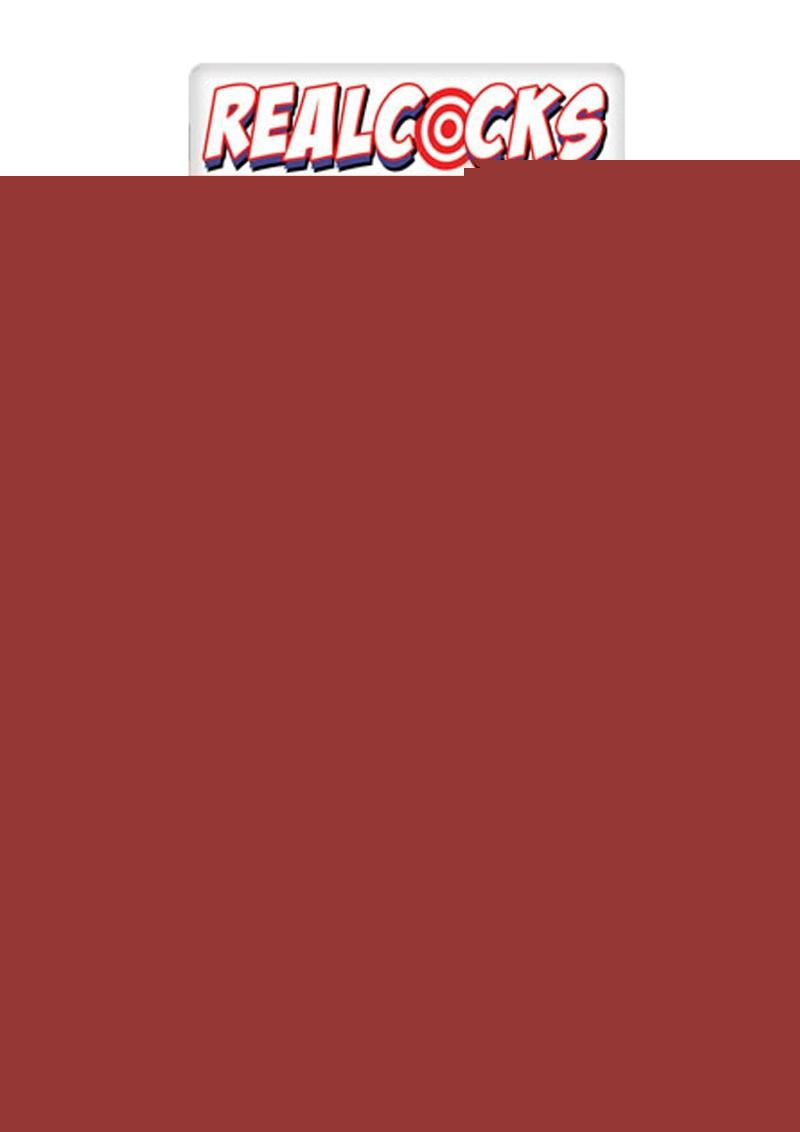 Realcocks Dual Layered #5 Bendable Dildo Thin Tip - Brown/Caramel - 8in