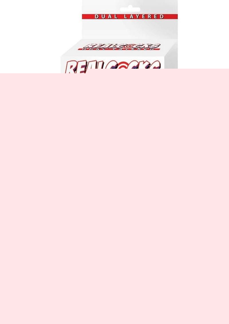 Realcocks Dual Layered Bendable Dildo - Chocolate - 10in