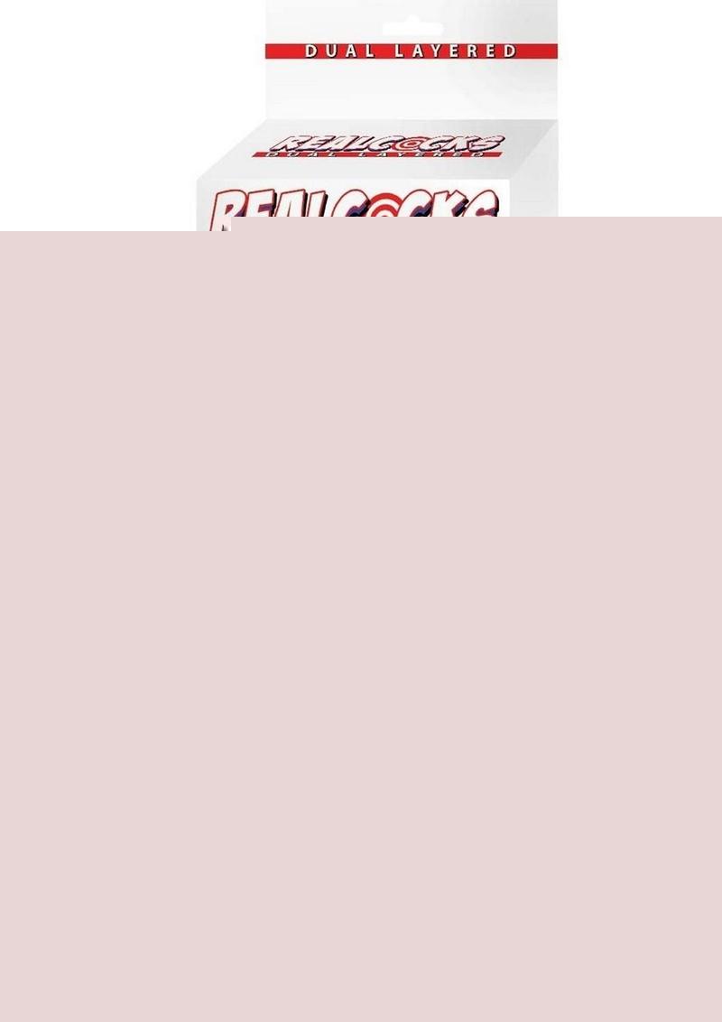 Realcocks Dual Layered Bendable Dildo - Chocolate - 11in