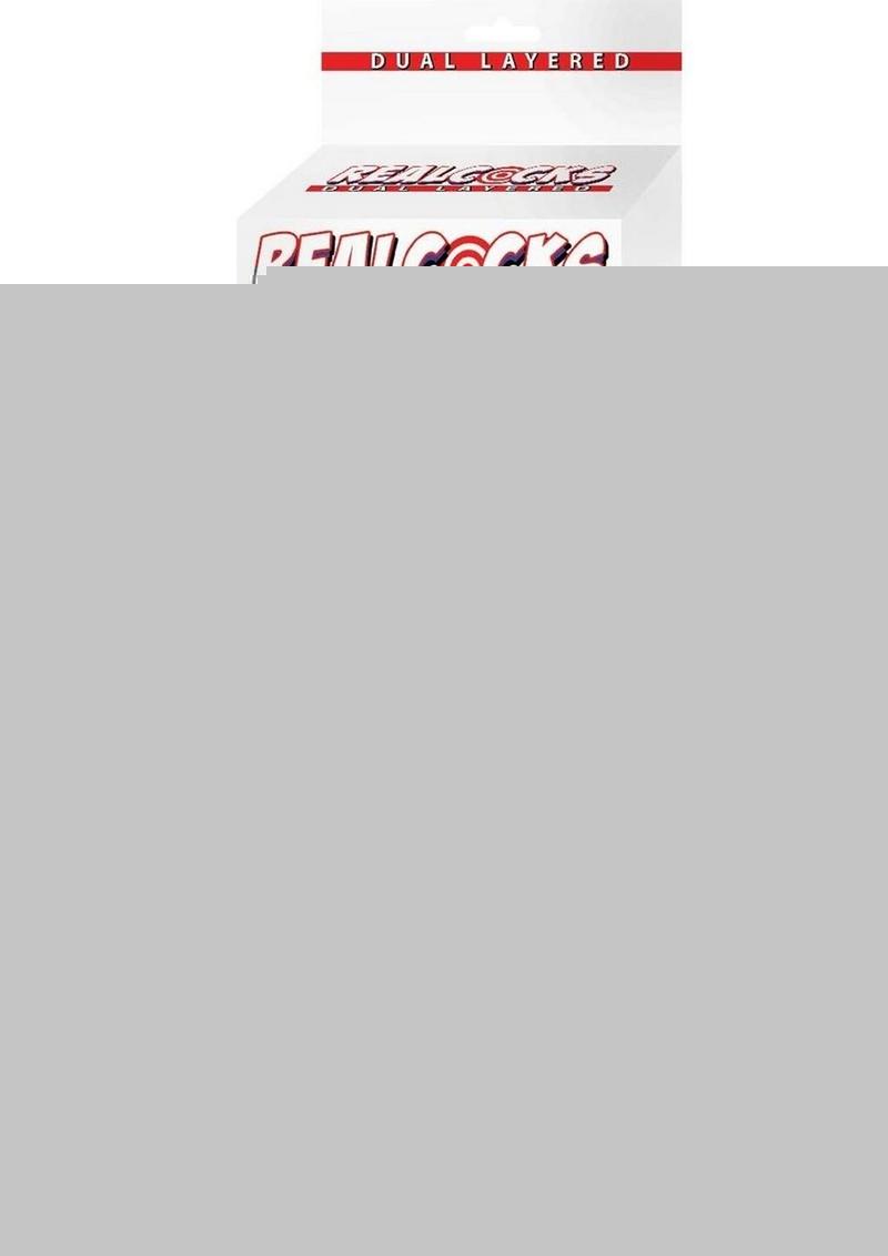 Realcocks Dual Layered Bendable Dildo - Vanilla - 11in