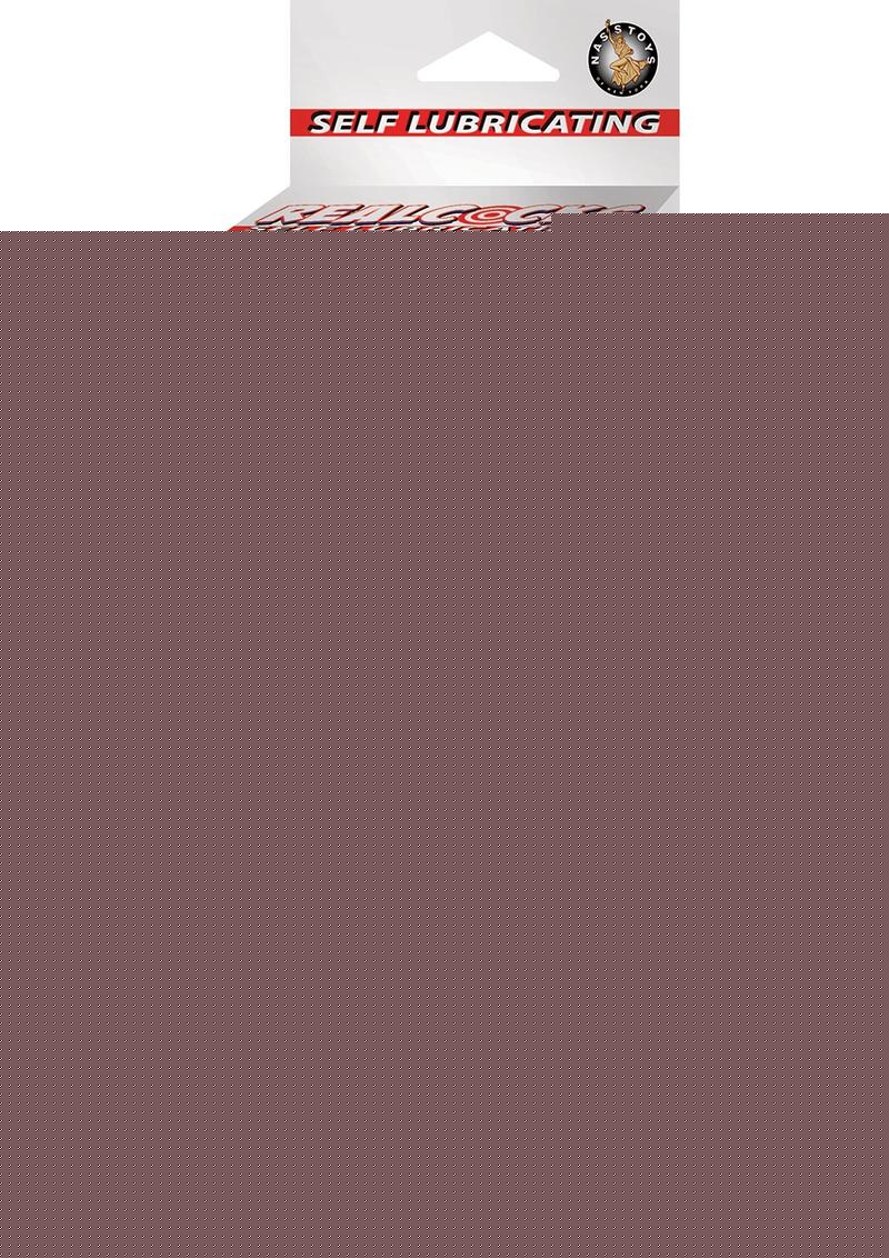 Realcocks Self Lubricating Bendable Thin Dildo with Balls - Vanilla - 8in