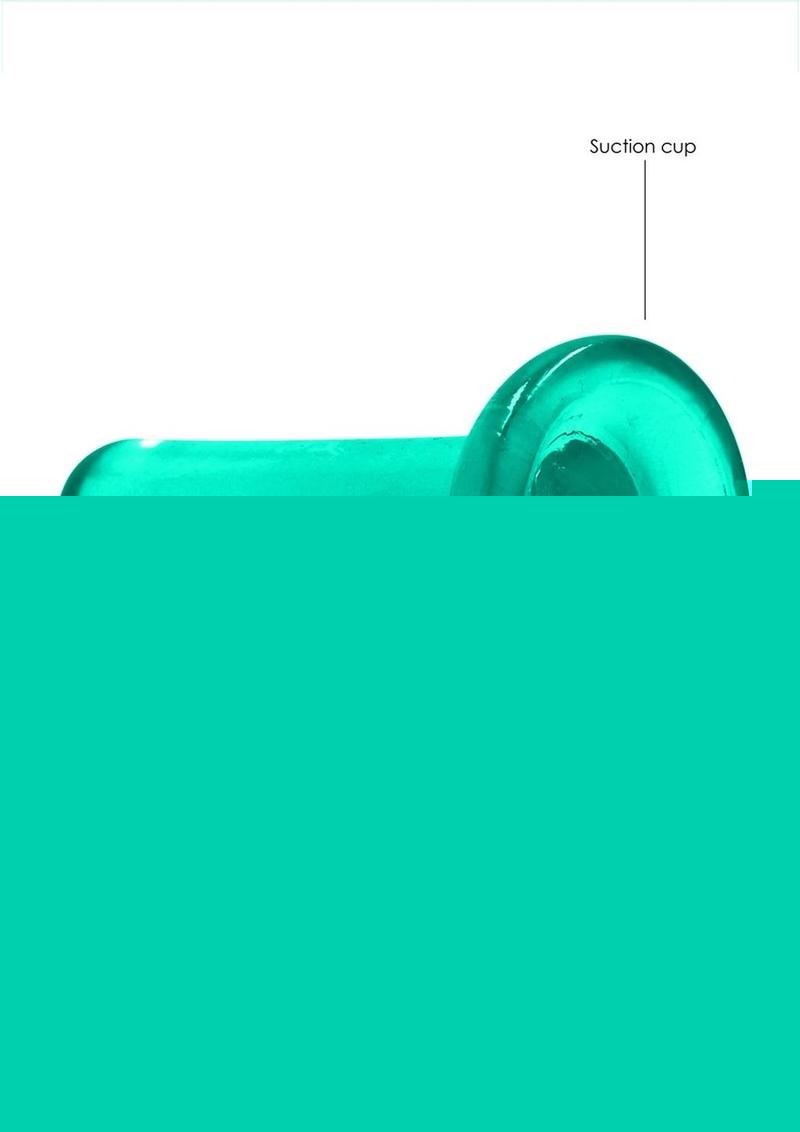 Realrock Crystal Clear Dildo with Suction Cup