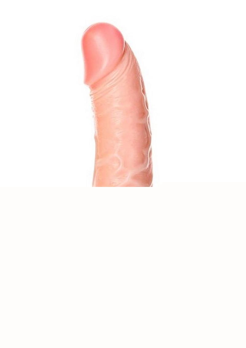 Realrock Curved Realistic Dildo with Balls and Suction Cup