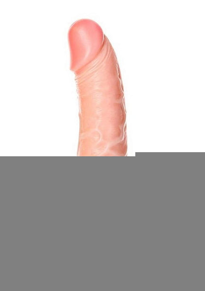 Realrock Curved Realistic Dildo with Balls and Suction Cup