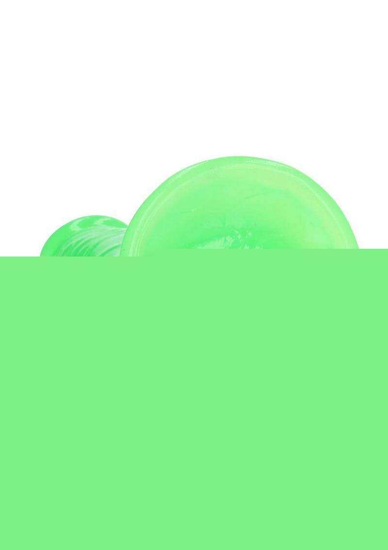 Realrock Slim Glow In The Dark Dildo with Suction Cup