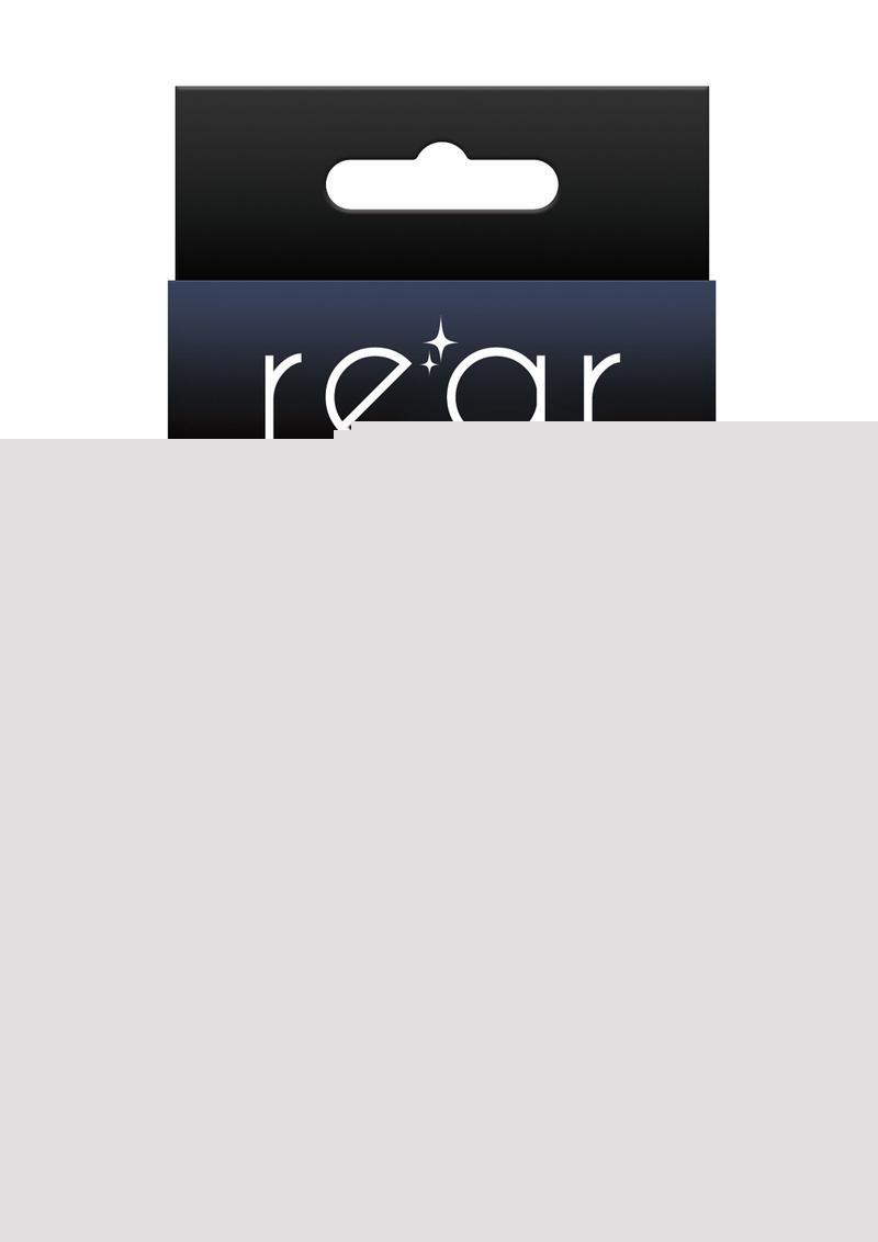 Rear Assets Rose Gold Anal Plug - Clear/Rose Gold - Small