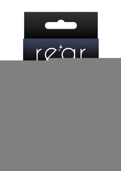 Rear Assets Rose Gold Anal Plug - Clear/Rose Gold - Small