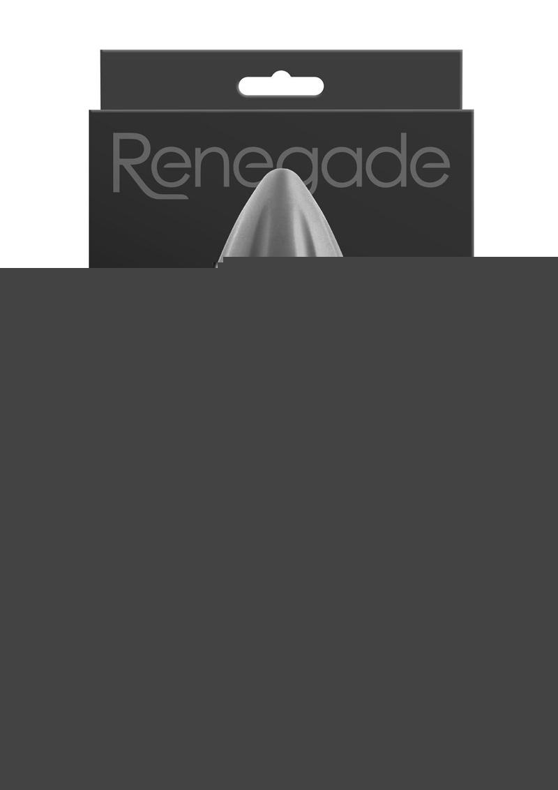 Renegade Bomba Silicone Anal Plug - Black - Small