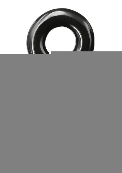 Renegade Double Stack Super Stretchable Cock Rings - Black - Set Of 2