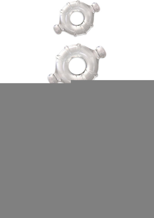 Renegade Vitality Cock Ring Kit - Clear - 4 Per Set