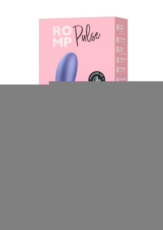 Romp Pulse Rechargeable Silicone Rabbit Vibrator with Pleasure Air - Pink/Purple