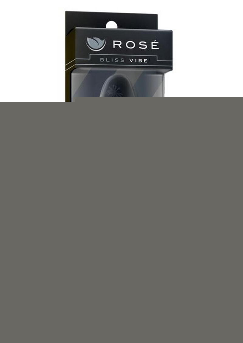 Rose Bliss Vibrator - Black
