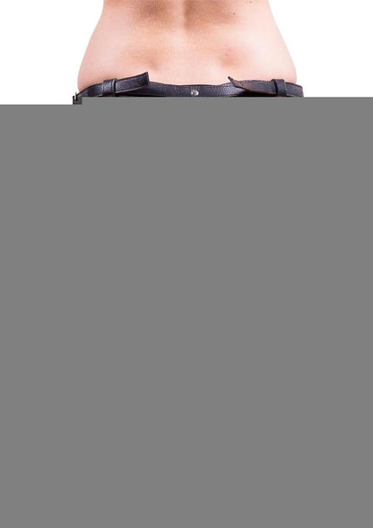 Rouge Female Dildo Leather Harness