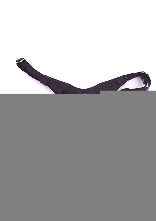 Rouge Female Dildo Leather Harness - Black