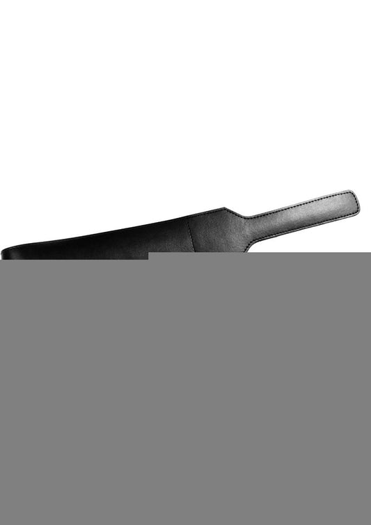 Rouge Folded Open Leather Paddle - Black