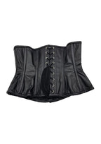 Rouge Leather Corset - Black - Medium/Small