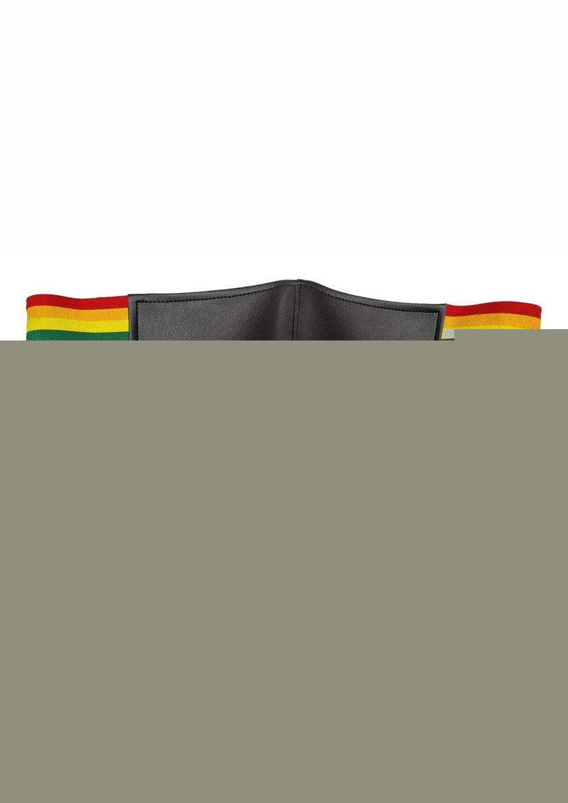 Rouge Leather Jock with Pride Stripes - Multicolor - Large