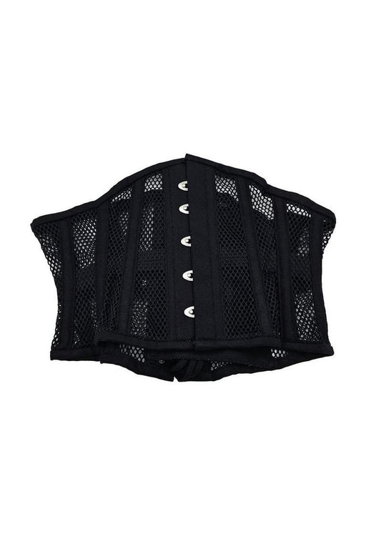 Rouge Mesh Corset - Black - Medium/Small