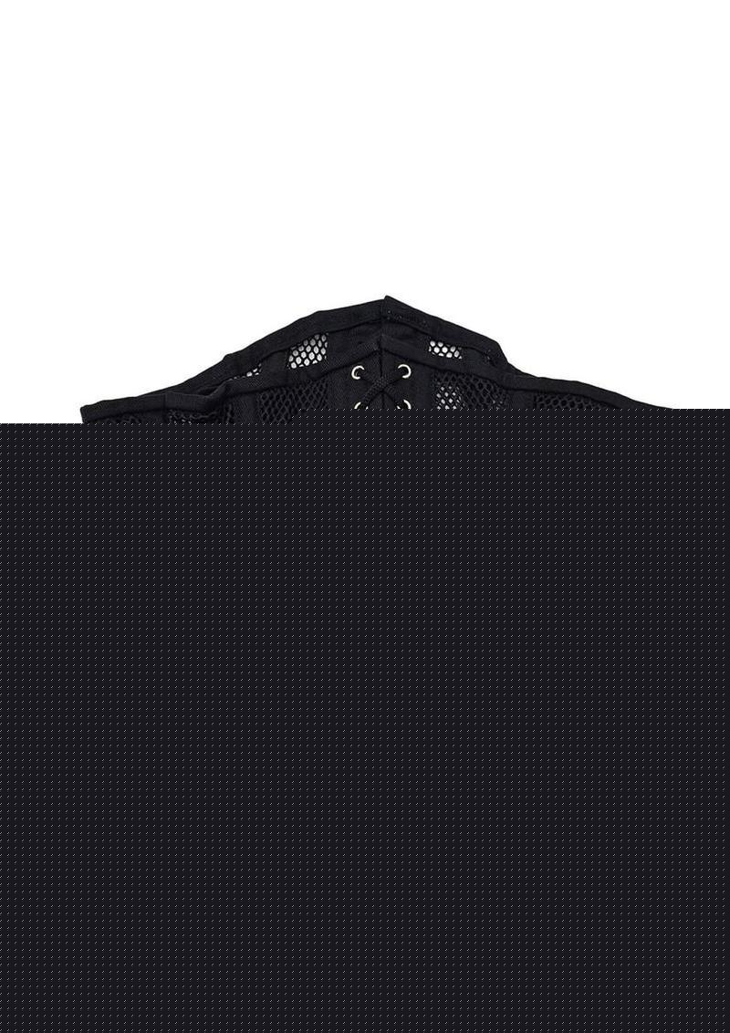 Rouge Mesh Corset - Black - Medium/Small