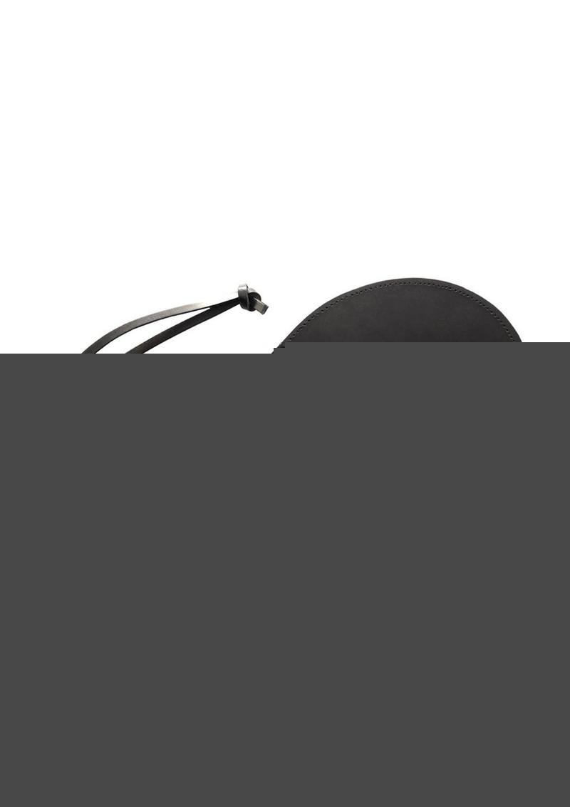 Padded Leather Ping Pong Paddle - Black/Red