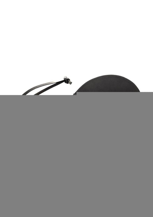 Padded Leather Ping Pong Paddle - Black/Red