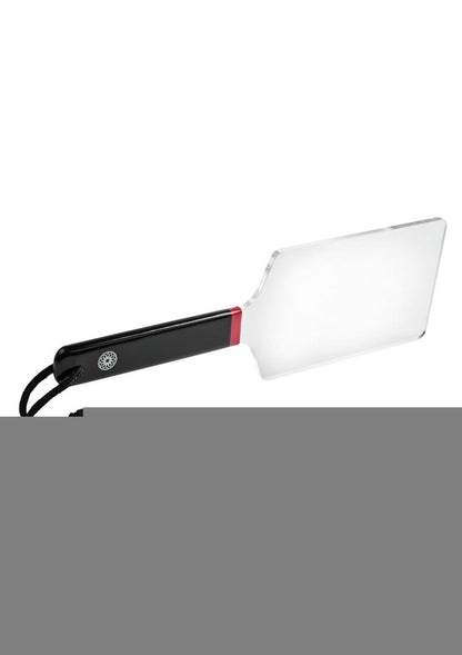 Saffron Acrylic Paddle - Black/Clear