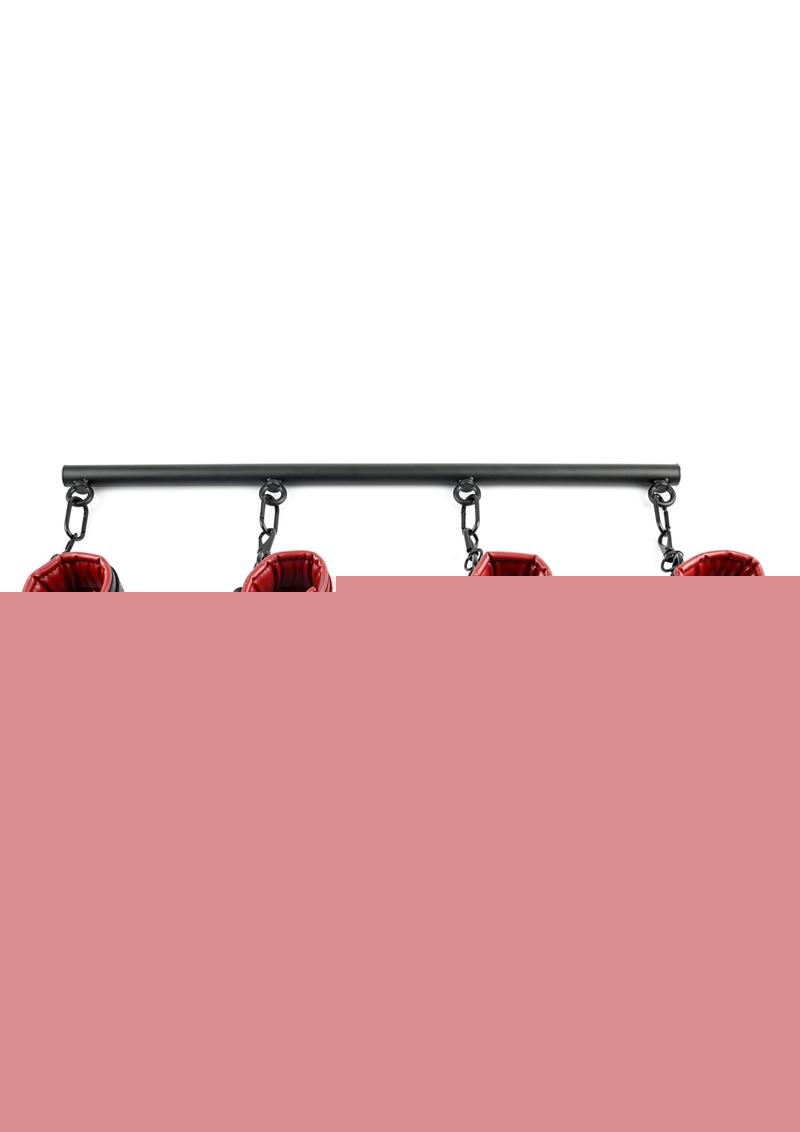 Saffron Spreader Bar and Cuff - Black/Red - Set