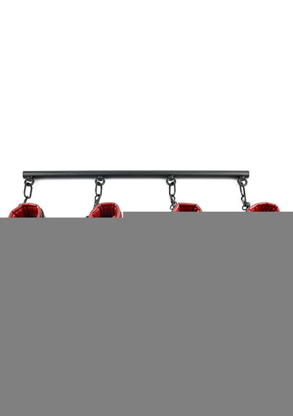 Saffron Spreader Bar and Cuff - Black/Red - Set