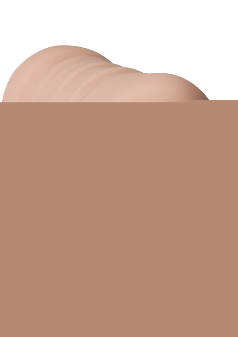 Sasha Grey Ultraskyn Deep Throat Sucker Vibrating Masturbator with Bullet - Mouth - Flesh/Vanilla