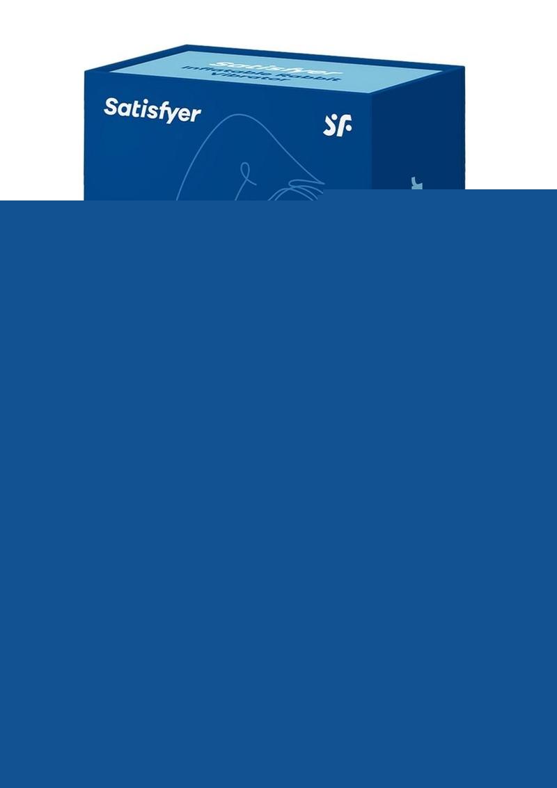 Satisfyer Air Pump Bunny 1 Rechargeable Silicone Rabbit Vibrator - Blue/White