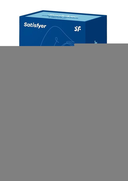 Satisfyer Air Pump Bunny 1 Rechargeable Silicone Rabbit Vibrator - Blue/White