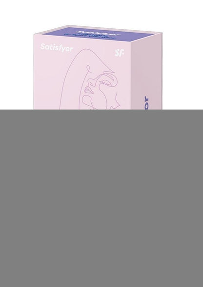 Satisfyer Air Pump Vibrator 1 Rechargeable Silicone Vibrator - Purple/White
