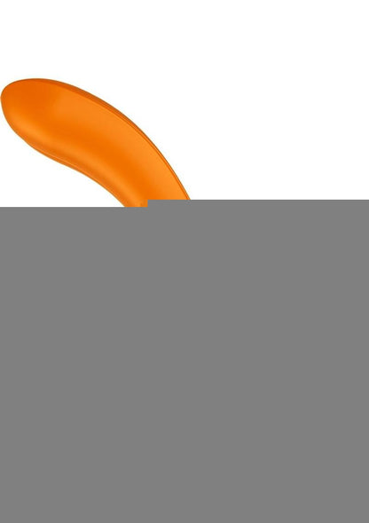 Satisfyer Candy Cane Silicone Rechargeable Mini Vibrator - Orange