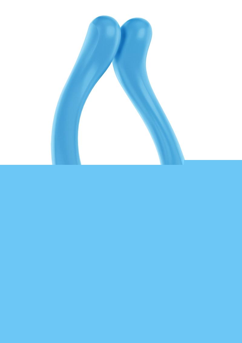 Satisfyer Endless Love Silicone Rechargeable Couples Vibrator - Blue/Turquoise