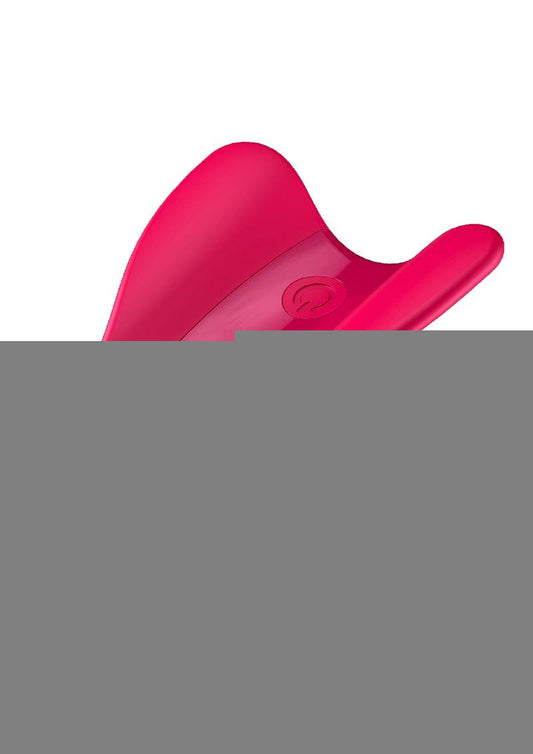 Satisfyer High Fly Silicone Rechargeable Hand Massager - Red