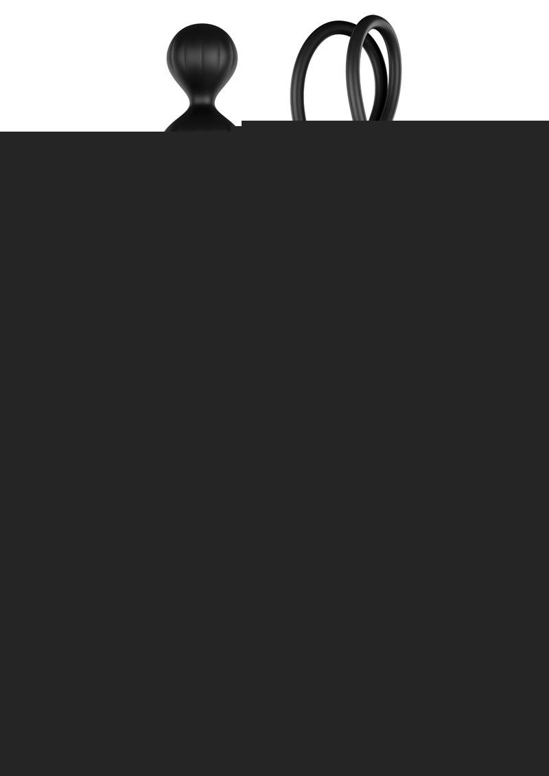 Satisfyer Love Beads Silicone Anal Beads Black (2 Each - Black - Per Set