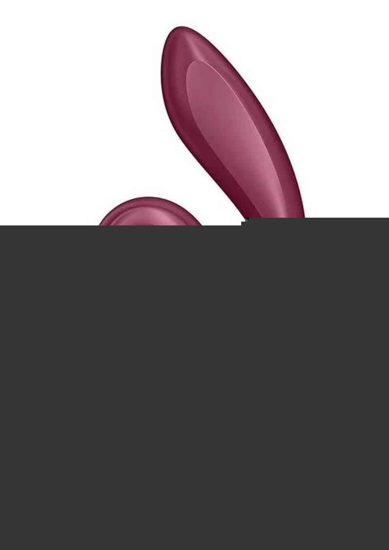 Satisfyer Love Me Rechargeable Silicone Rabbit Vibrator - Red