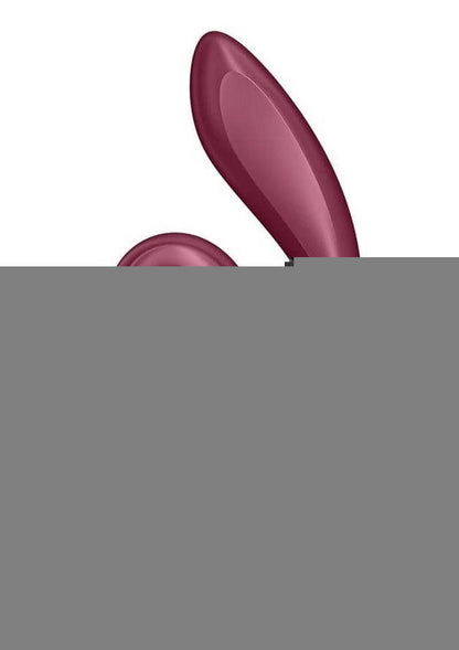 Satisfyer Love Me Rechargeable Silicone Rabbit Vibrator - Red