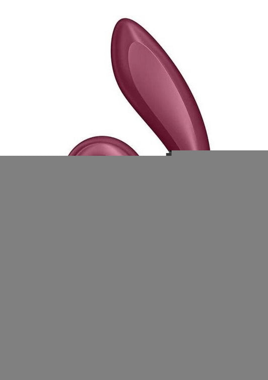 Satisfyer Love Me Rechargeable Silicone Rabbit Vibrator - Red