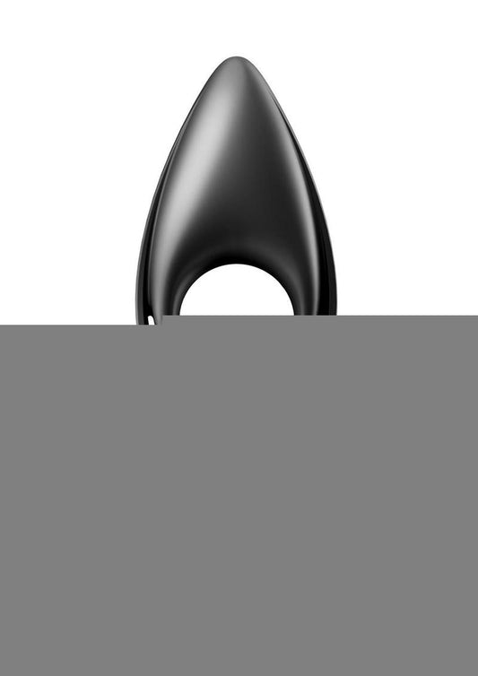 Satisfyer Men Sniper Rechargeable Silicone Vibrating Cock Ring - Black