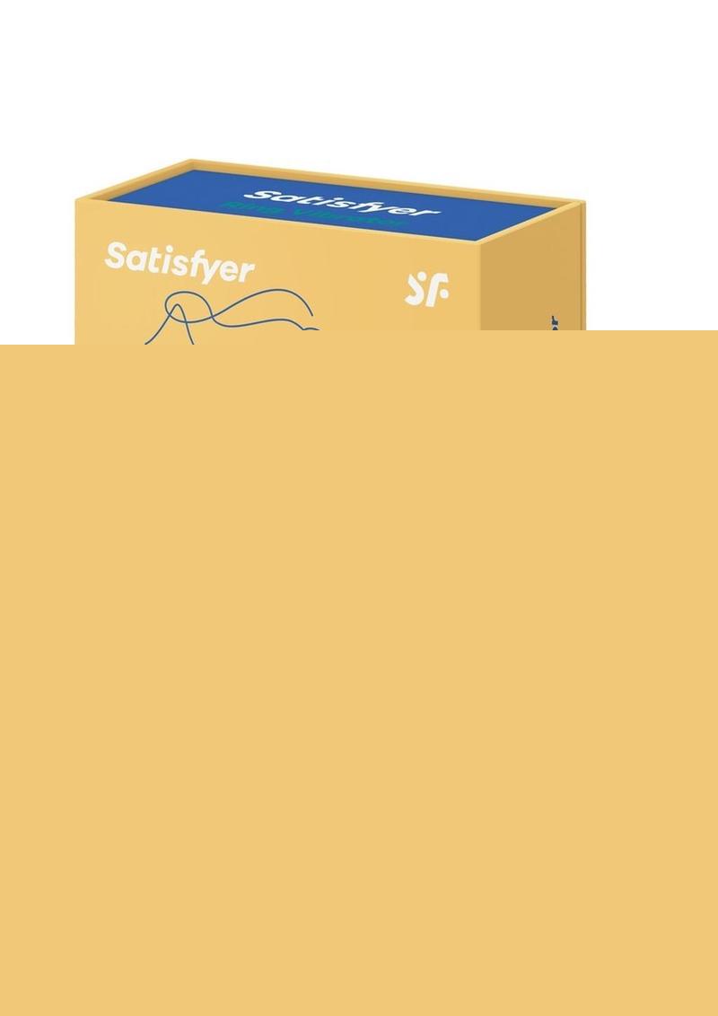 Satisfyer Men Swordsman Silicone Cock Ring - Blue