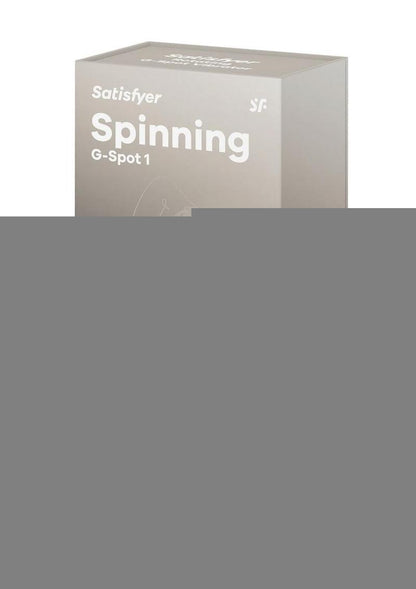Satisfyer Spinning G-Spot 1 Rechargeable Silicone Vibrator - Beige/Tan