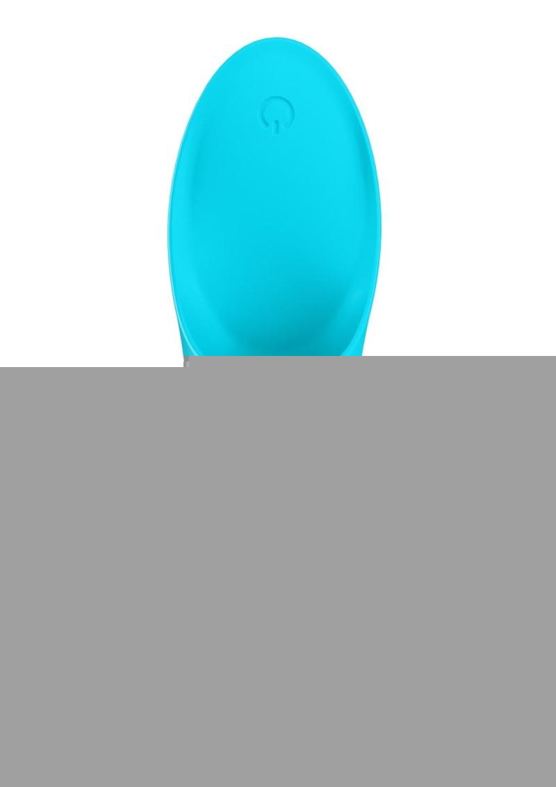 Satisfyer Teaser Rechargeable Silicone Finger Vibrator - Blue