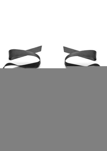 Secret Kisses Temptation Set Boudoir Lace Blindfold and Tassel Pasties - Black