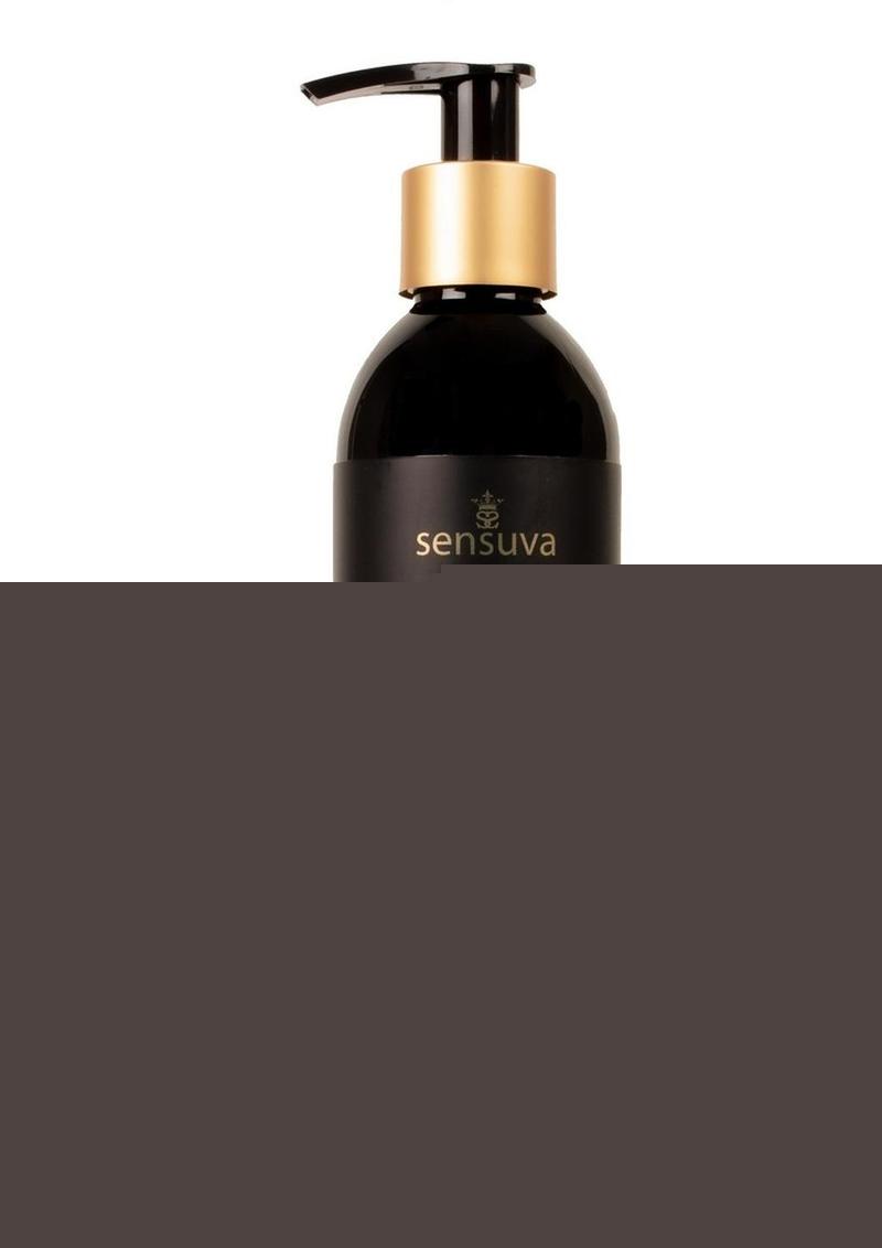 Sensuva Natural Water Based Peach Flavored Lubricant - 8oz